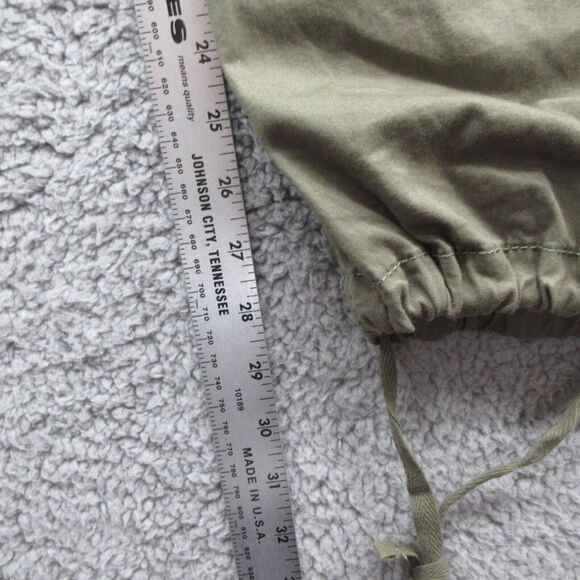 Abercrombie & Fitch Vintage Parachute Cargo Pants Y2K Womens 32/ 14S Green - Picture 9 of 11